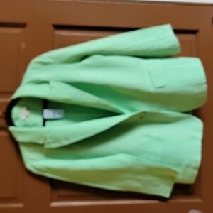 Loft-Linen blend mint green blazer LP. N̈WT.